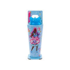 Boneca Barbie Pop Reveal Milkshake Negra Copo Azul - comprar online