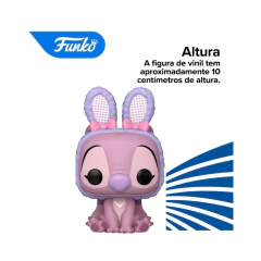 Boneco Funko Pop! Lilo & Stitch Angel Coelhinha da Páscoa - 4Best Play - e-commerce de brinquedos infantis