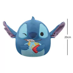 Pelúcia Squishmallows Disney Stitch 20cm Comendo Fritas - 4Best Play - e-commerce de brinquedos infantis