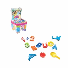 Cadeirinha Infantil Educakids Disney Princesas com 44 Blocos