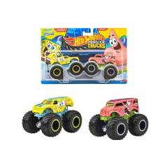 Hot Wheels Monster Trucks Pack 2u Bob Esponja X Patrick
