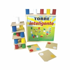 Imagem do Brinquedo Educativo Torre Inteligente Carlu com 63 peças