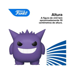 Boneco Funko Pop! Pokémon Gengar Ectoplasma - 4Best Play - e-commerce de brinquedos infantis