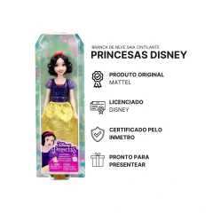 Boneca Disney Princesas Saia Cintilante Branca de Neve 30cm - comprar online