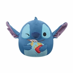 Pelúcia Squishmallows Disney Stitch 20cm Comendo Fritas