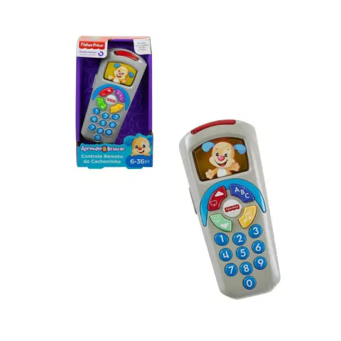 Controle Remoto Cachorrinho Azul Educativo - Fisher Price