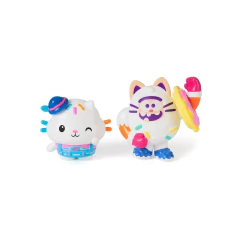 Pack 02 Figuras Gabby's Dollhouse Cakey Cat & Cookie Bobby na internet