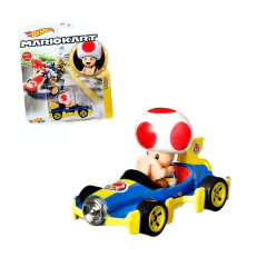 Carrinho Hot Wheels Mario Kart Toad Mach 8