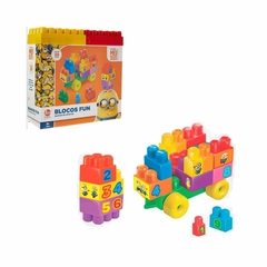 Blocos de Montar Minions Blocos Fun com 38 Blocos