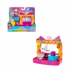 Playset Varanda Gabby's Dollhouse Show de Talentos Baby Box Cat