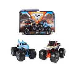Carrinho Monster Jam 1:64 pack c/2 Pirates Curse x Megalodon