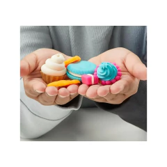 Play Doh Cafeteria Colorida Kit 5 Pt Massinha e Acessórios