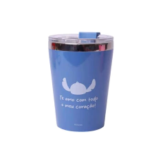 Kit 2x Copos Snap Disney Stitch Angel Namorados 300ml - loja online