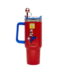 Copo Térmico Tumbler Super Mario Bros com pingente 1,15L - comprar online