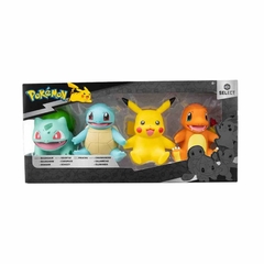 Pack 04 Pókemon Vinil Pikachu Squirtle Bulbasaur Charmander - comprar online