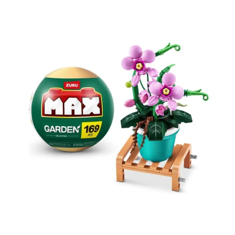 Blocos de Montar Max Garden Flores Orquídea 169 peças
