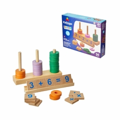 Jogo Educativo Brincando de Matemática Steam 56 pcs Xalingo