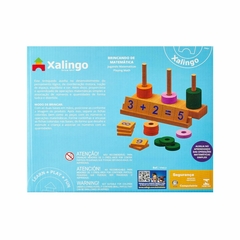 Jogo Educativo Brincando de Matemática Steam 56 pcs Xalingo - 4Best Play - e-commerce de brinquedos infantis