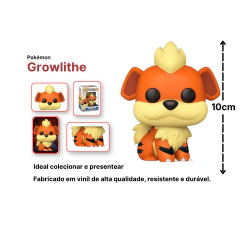 Boneco Funko Pop! Pokemon Growlithe na internet