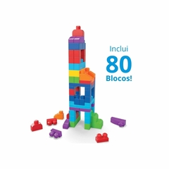 Brinquedo Educativo Sacola 80 Blocos Mega Bloks - Mattel - comprar online