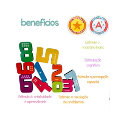 Monte e Empilhe Números Babebi - loja online