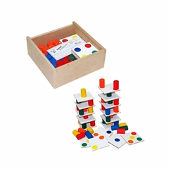 Brinquedo Educativo Torre Inteligente Carlu com 63 peças - 4Best Play - e-commerce de brinquedos infantis
