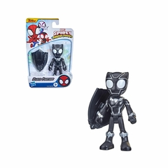 Boneco Pantera Negra Marvel Spidey Amazing Friends 10cm