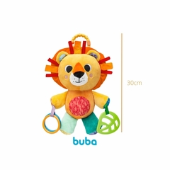 Kit Bubazoo Leão Pelúcia Treme-treme e Mola Atividades Buba na internet
