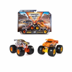 Carrinho Monster Jam 1:64 pack com 2 - Max-D x El Toro Loco