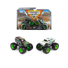 Carrinho Monster Jam 1:64 pack c/2 Grave Digger x Avenger