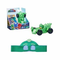 Pj Masks Máscara e Carrinho Lagartixo Gekko