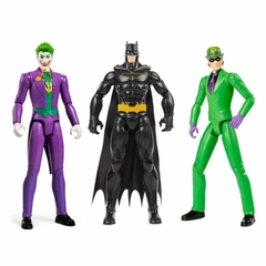 Kit 3x Bonecos Batman 30cm DC Batman Coringa e Charada - comprar online