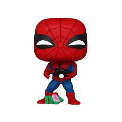 Boneco Funko Pop! Marvel Homem Aranha com Presente de Natal na internet