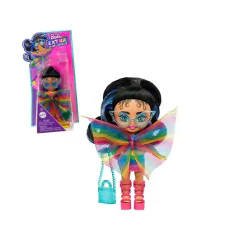 Boneca Barbie Extra Mini Minis Vestido Arco-Íris - Mattel