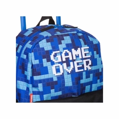 Mochila de Rodinha Grande Game Over Azul - Sestini - 4Best Play - e-commerce de brinquedos infantis