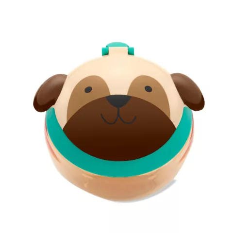 Porta Snack Skip Hop Cachorro Pug - Potinho para lanche