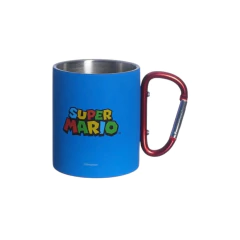 Caneca Mosquetão Super Mario Bros Inox 300ml Zona Criativa - 4Best Play - e-commerce de brinquedos infantis