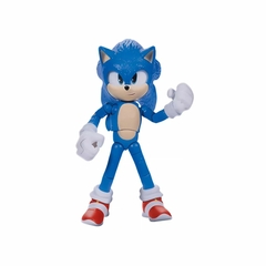 Boneco Articulado Sonic 3 The Hedgehog Filme Sonic Azul na internet