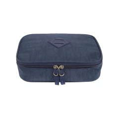 Estojo Box Especial Crinkle Azul Marinho Sestini