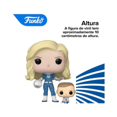Funko Pop! Quarteto Fantástico Mulher Invisível e Franklin - 4Best Play - e-commerce de brinquedos infantis