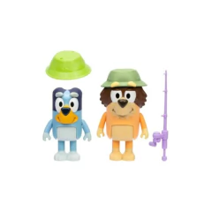 Kit 2 Bonecos Bluey Fishing with Grandad Pescando com Vovô na internet