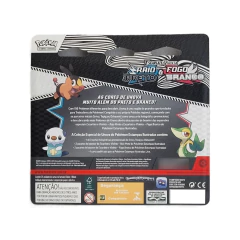 Pokémon TCG Raio Preto FogoBranco Blister Quádruplo Oshawott - 4Best Play - e-commerce de brinquedos infantis