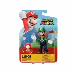 Boneco Super Mario Bros Articulado Luigi 10cm - comprar online