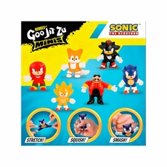 Imagem do Kit 3x Goo Jit Zu Sonic Minis - Sonic Tails e Knuckles