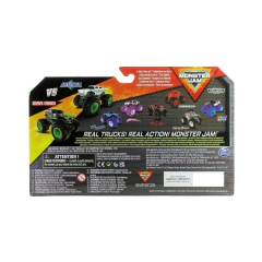 Imagem do Carrinho Monster Jam 1:64 pack c/2 Grave Digger x Avenger