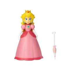 Boneco Super Mario Bros Articulado Princesa Peach 10cm na internet