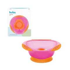 Kit Buba Alimentação Infantil Rosa Neon c/ Copo 300ml - 4Best Play - e-commerce de brinquedos infantis