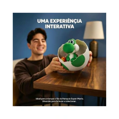 Boneco Interativo Yoshi Ovo Chocando Super Mario Galaxy