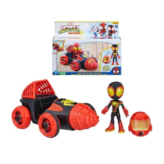 Boneco e Carrinho Perfurador Spidey Homem Aranha Miles