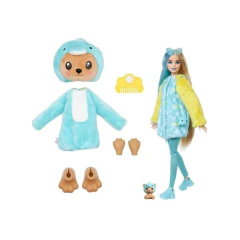 Boneca Barbie Cutie Reveal 10 Surpresas Urso / Golfinho Azul - 4Best Play - e-commerce de brinquedos infantis